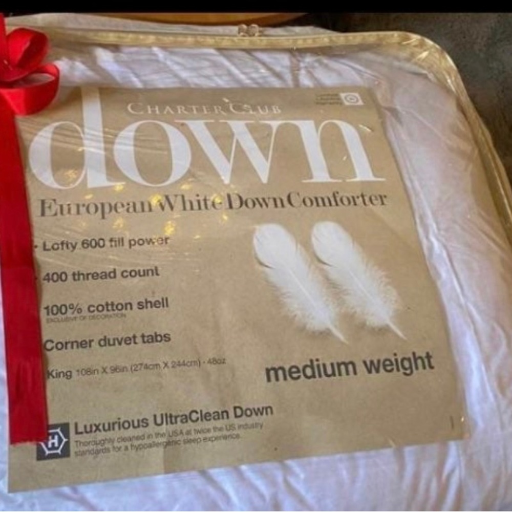 Charter Club down comforter queen